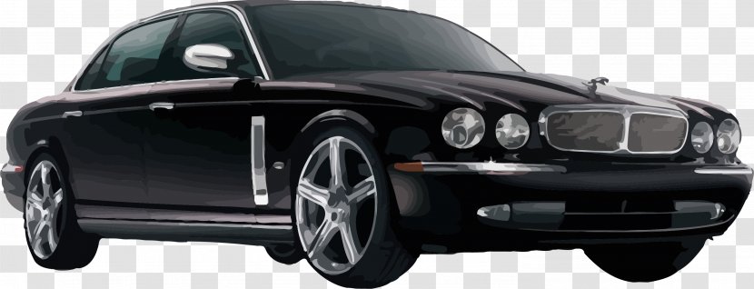 2006 Jaguar XJ Cars F-Type - Car Tuning - Black Mercedes Transparent PNG
