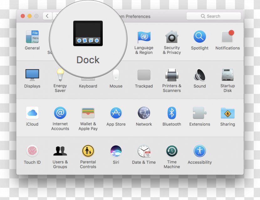 MacBook Pro MacOS System Preferences - Apple - Macbook Transparent PNG