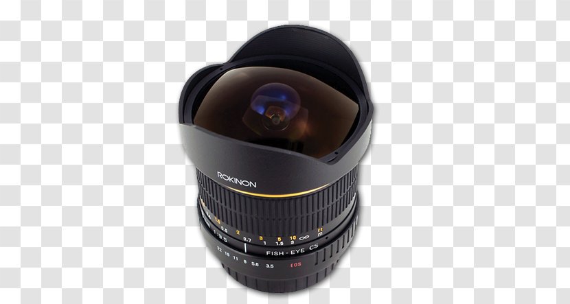 Samyang 8mm F/3.5 Fisheye CS II Lens Rokinon Camera Wide-angle - Wide Angle Transparent PNG