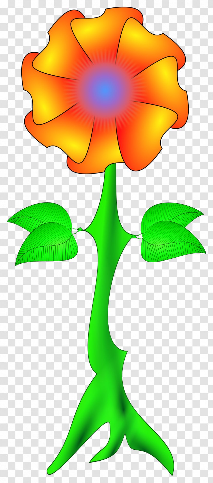 Flower Petal Plant Stem Clip Art - Leaf - Path Transparent PNG