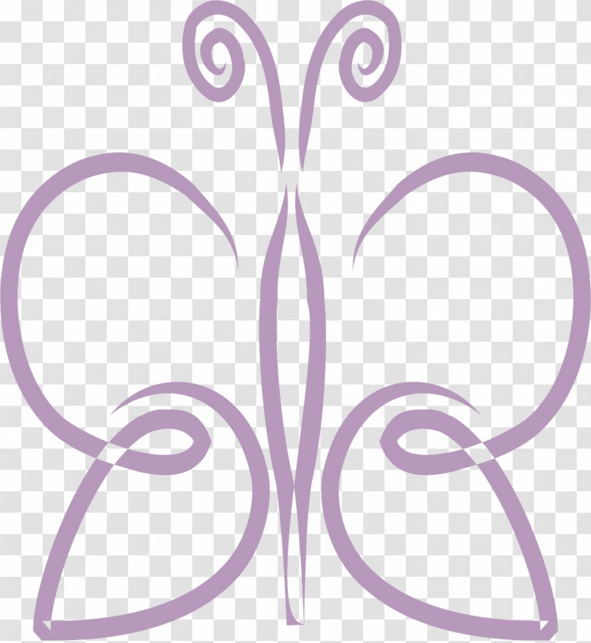 Body Jewellery Pollinator Line Pink M - Petal - Butterfly Transparent PNG