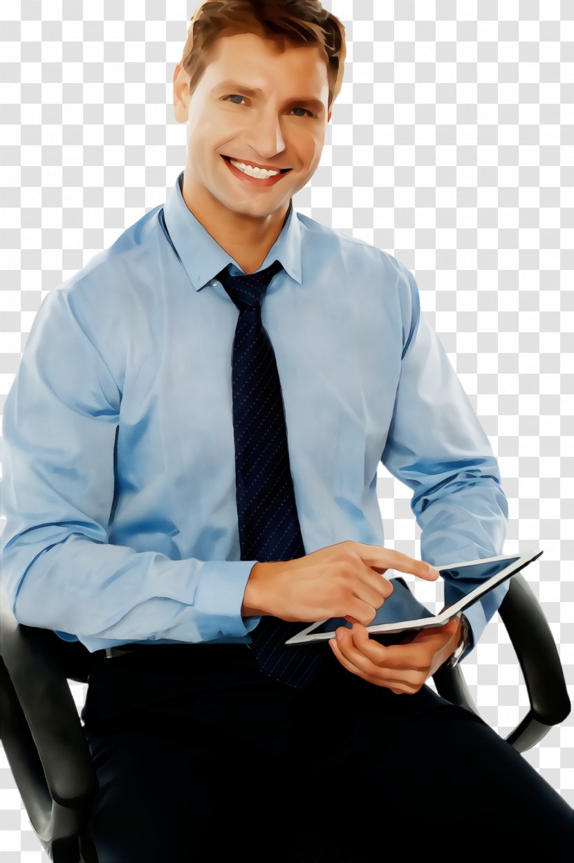 Sitting White-collar Worker Businessperson Job Business - Chair Recruiter Transparent PNG