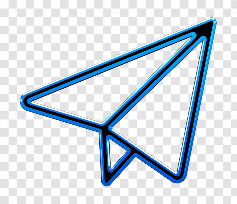 Send Icon Interface Assets - Paper Plane - Triangle Transparent PNG