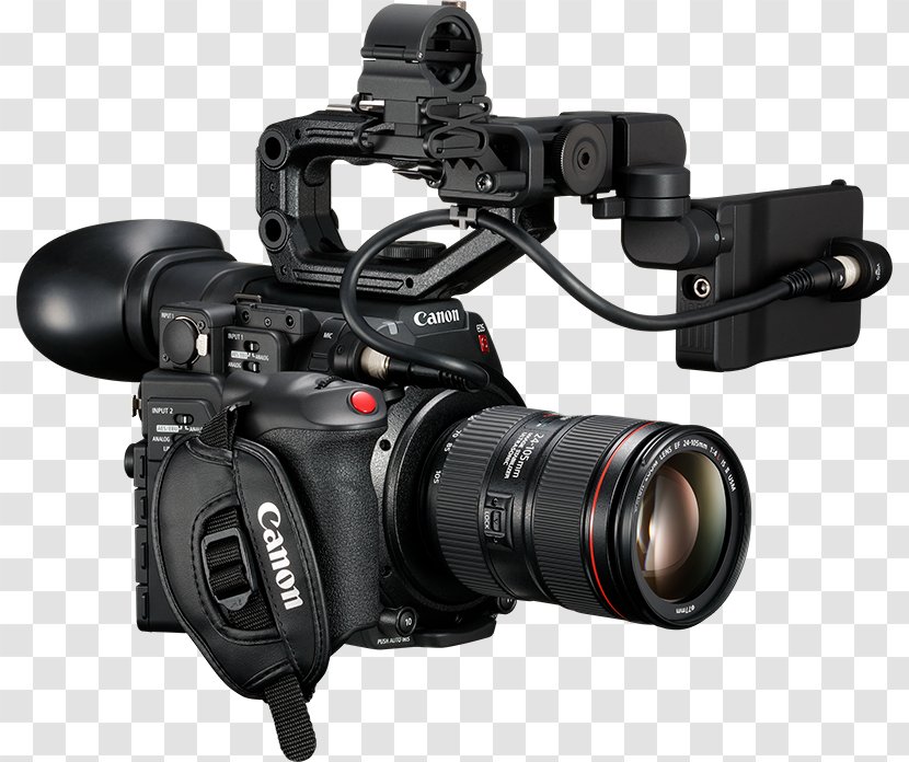 Canon EOS C200 EF Lens Mount Cinema - Digital Camera - Instagram Frame Transparent PNG