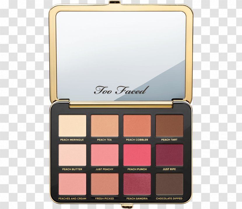 Too Faced Just Peachy Mattes Eye Shadow Peach Perfect Foundation Color Transparent PNG