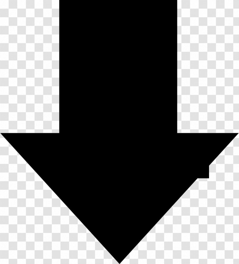 Arrow - Triangle - Black Transparent PNG