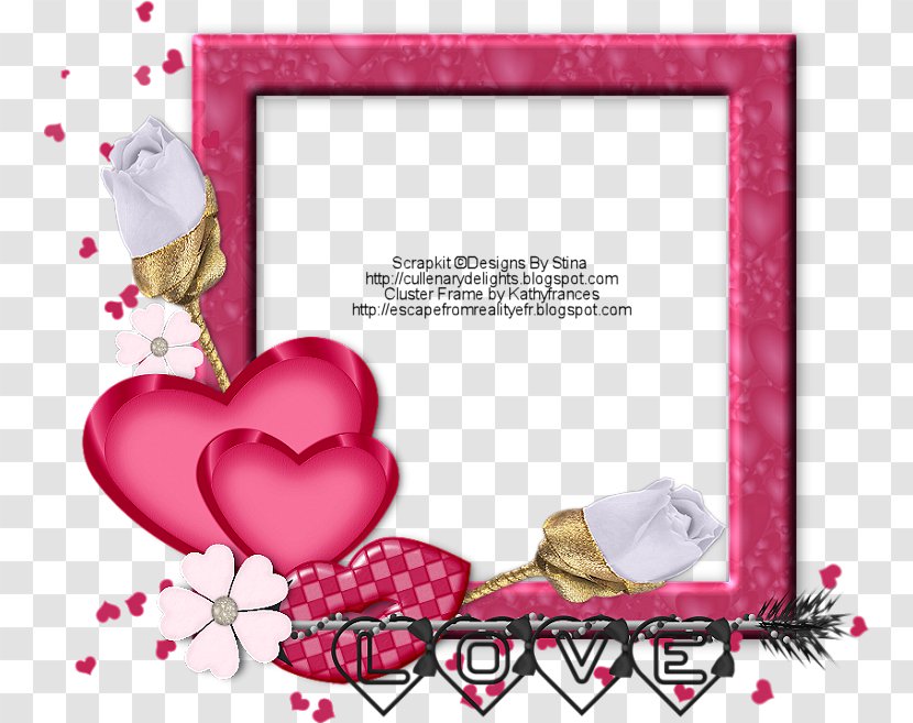 Picture Frames Paper - Molding - Valentine Frame Material Transparent PNG