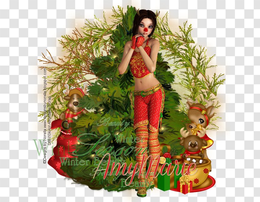 Christmas Ornament Tree Doll - Evergreen Transparent PNG