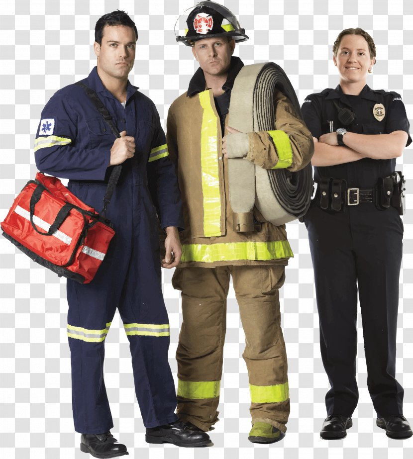 New York City Firefighter Police Officer Emergency Medical Technician - Costume - Fireman Transparent PNG