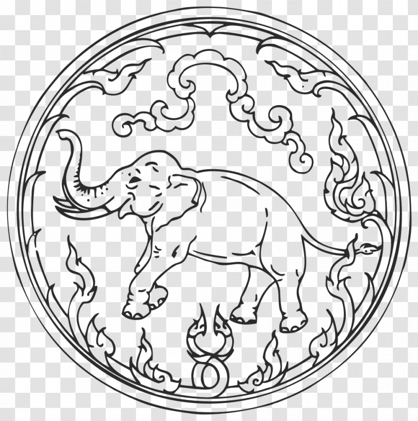 Chiang Rai Mai Phayao Province Seals Of The Provinces Thailand - Elephant - Fictional Character Transparent PNG