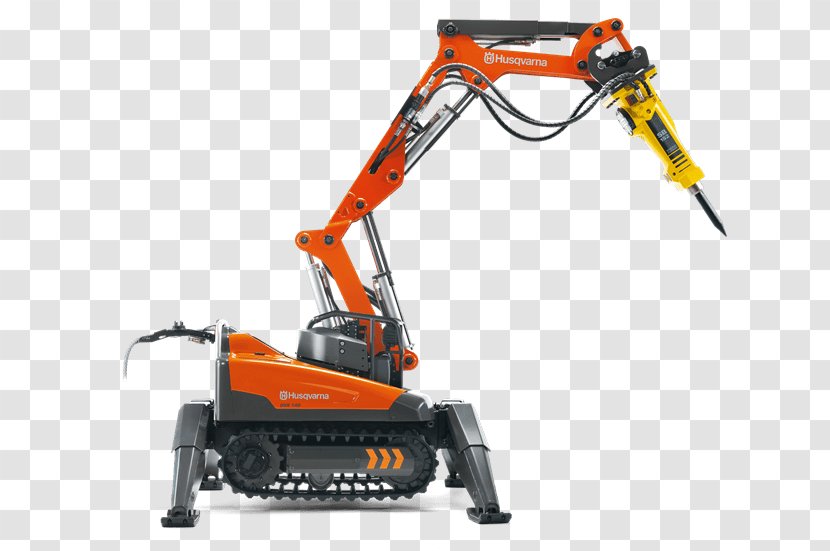 Husqvarna Group Robot Demolition Machine Tool Transparent PNG