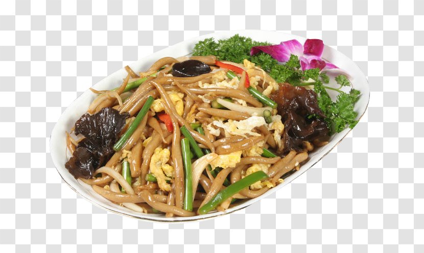 Chow Mein Yakisoba Chinese Noodles Lo Fried - Mie Goreng - Laba Garlic Noodle Fish Transparent PNG
