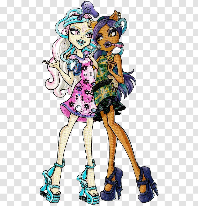 Clawdeen Wolf Ghoul Gorgon Monster High Medusa - Heart Transparent PNG