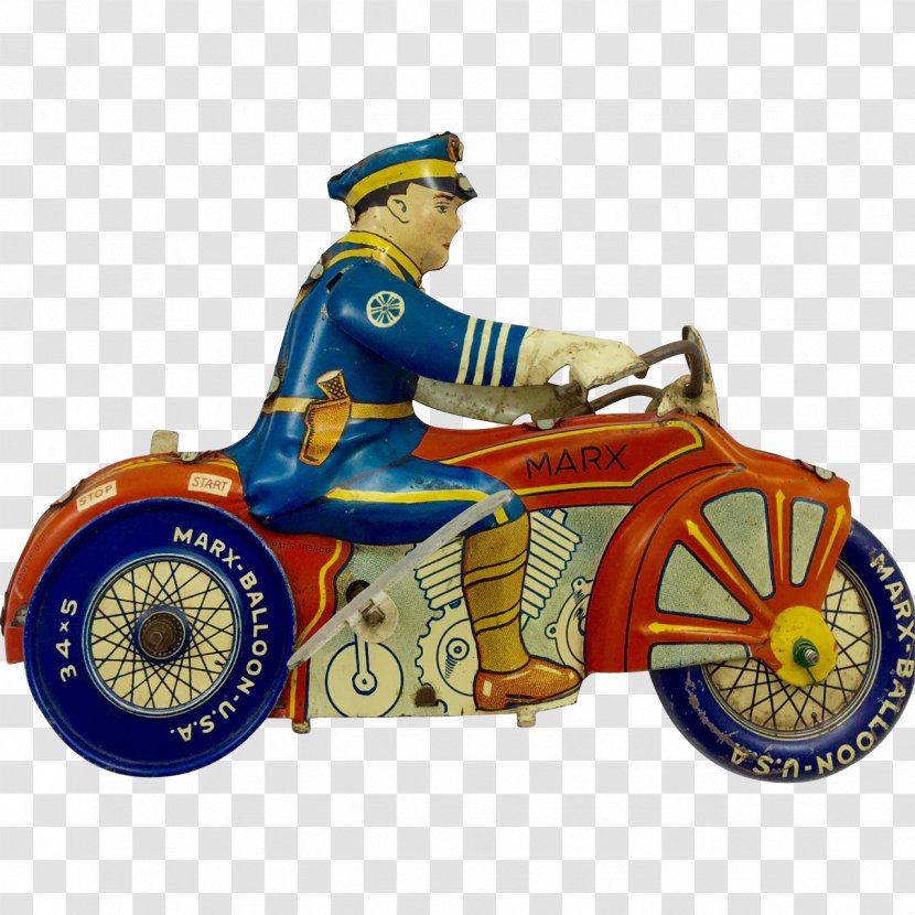 Police Motorcycle Motor Vehicle Car Ruby Lane - Figurine Transparent PNG