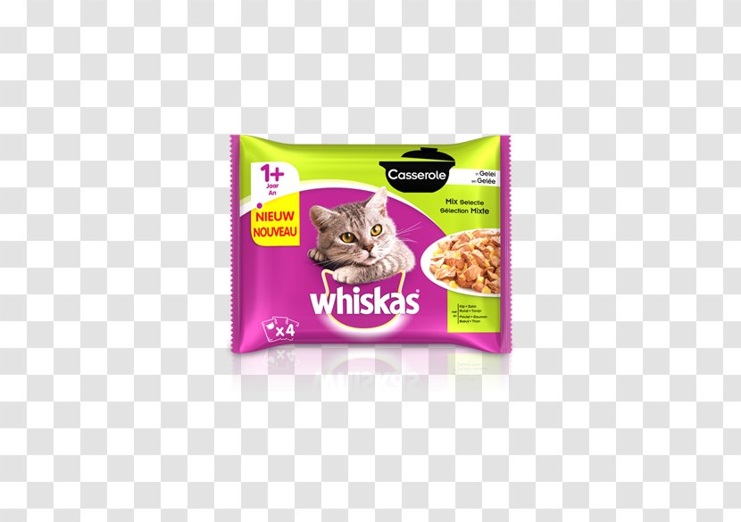 Cat Food Gelatin Dessert Whiskas Poultry - Taste Transparent PNG