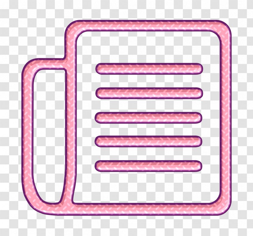 News Icon - Paper - Rectangle Pink Transparent PNG