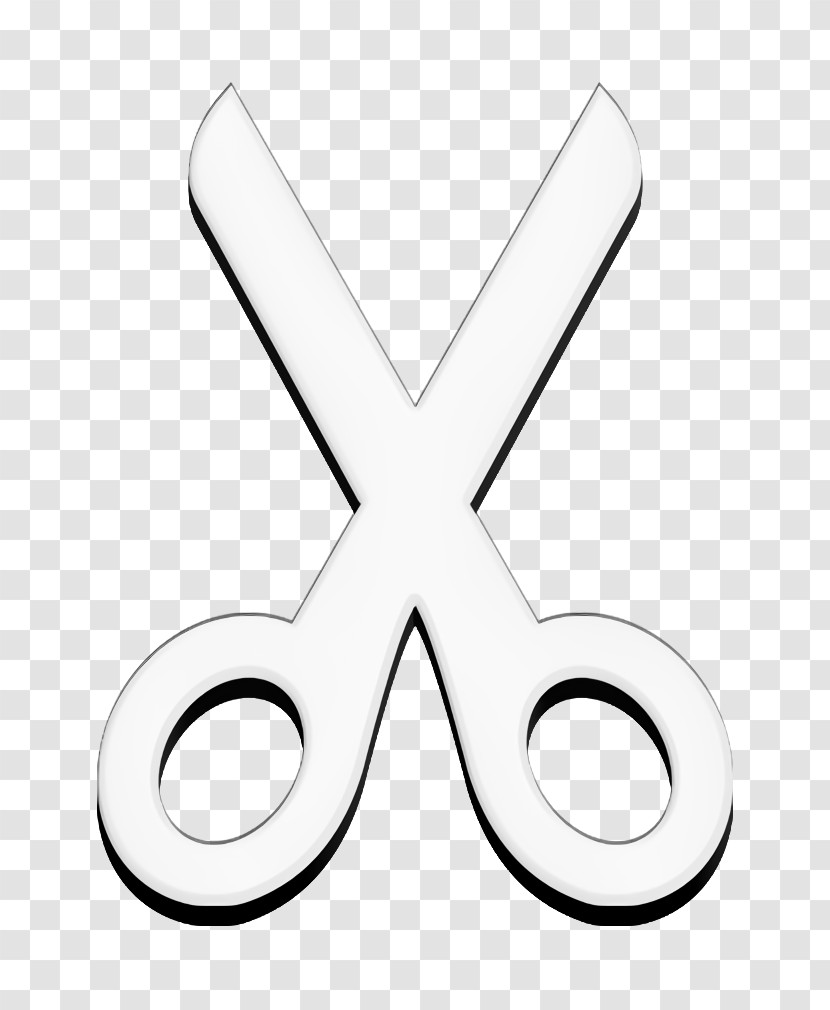 Openned Scissors Icon IOS7 Set Filled 1 Icon Cut Icon Transparent PNG