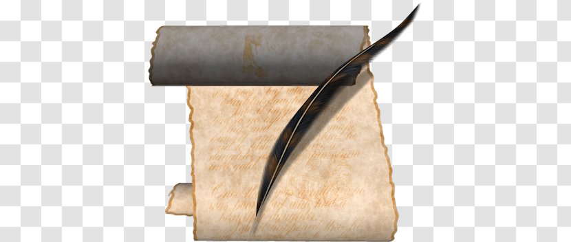 Parchment Paper Quill Letter Transparent PNG