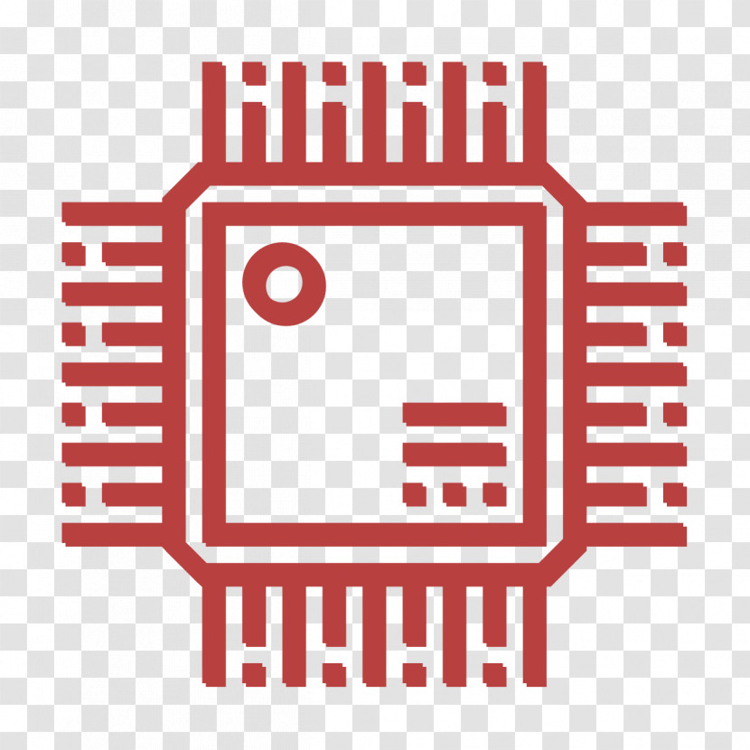 Chip Icon Robotics Engineering Icon Circuit Icon Transparent PNG