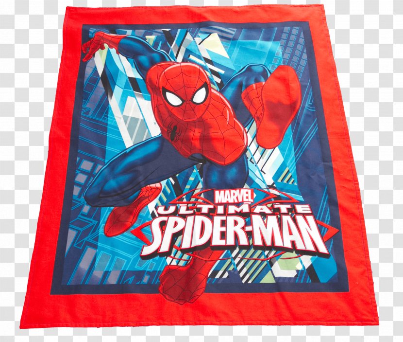Ultimate Spider-Man Textile Superhero Marvel Comics - Spiderman Blue - Blanket Transparent PNG