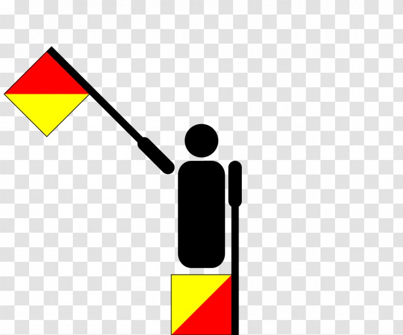 Flag Semaphore Peace Symbols Information - Yellow - Symbol Transparent PNG