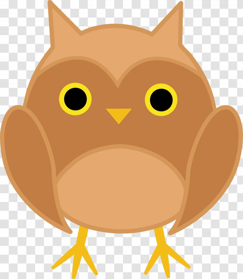 Bird Owl Cuteness Clip Art - Organism - Cartoon Transparent PNG