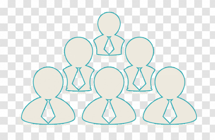 Male Human Group Of Men With Ties Icon Maps And Flags Icon Team Icon Transparent PNG