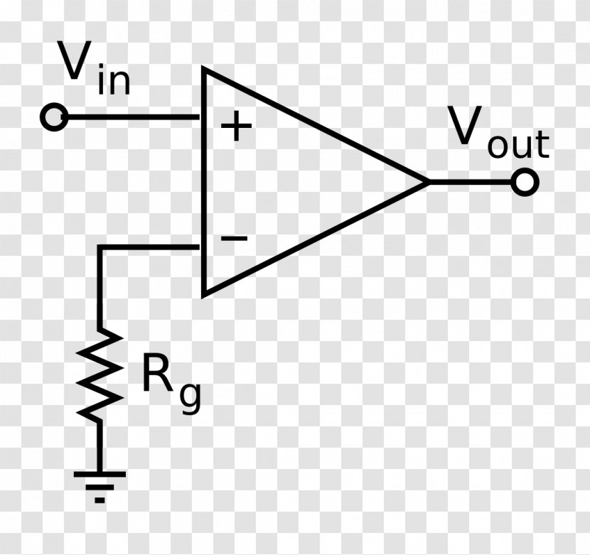 Operational Amplifier Schematic Electronic Circuit Integrated Circuits & Chips - Document Transparent PNG