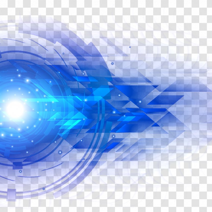 Light Blue - Sphere - Science And Technology Effect Transparent PNG