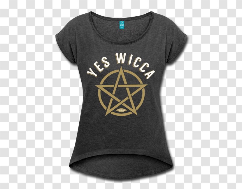 T-shirt Pentagram Pentacle Wicca Symbol - Wheat Gluten Transparent PNG