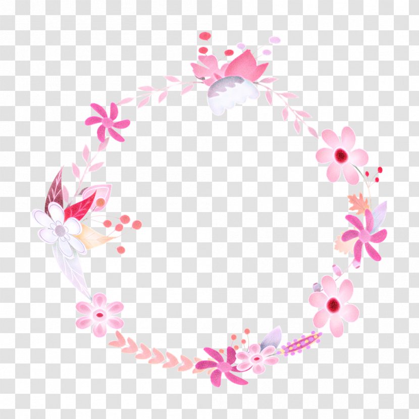 Floral Design - Pink - Heart Transparent PNG
