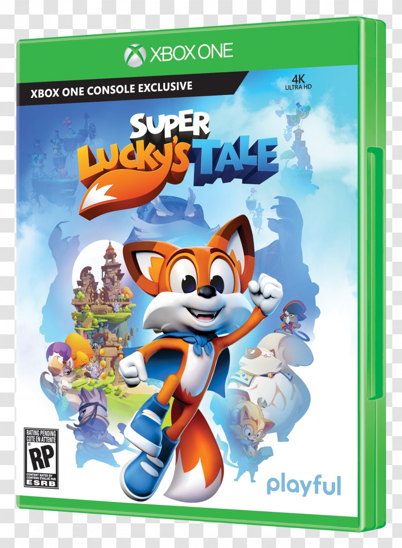 Super Lucky's Tale Microsoft Studios Xbox One Video Game Transparent PNG