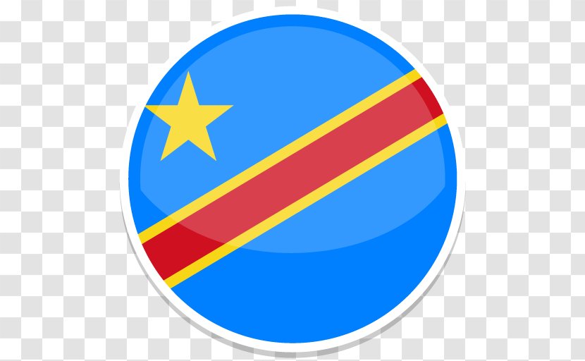Blue Area Symbol Clip Art - Flag Of The Democratic Republic Congo - Kinshasa Transparent PNG
