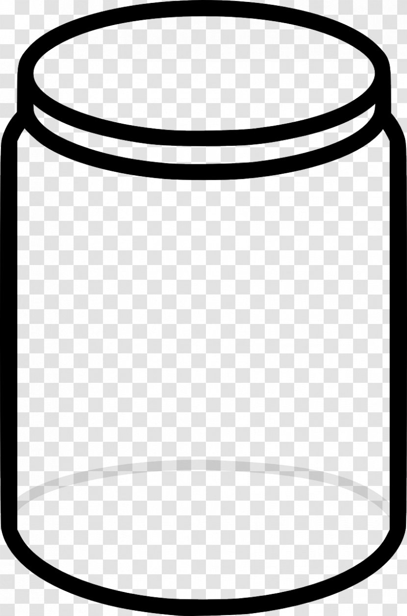 Bell Jar Container Glass Beaker - Black And White Transparent PNG