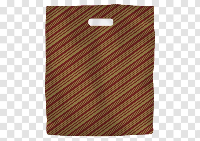 Brown Rectangle - Gold Stripes Transparent PNG