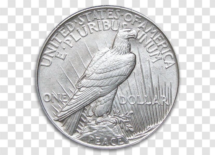 Coin Silver Peace Dollar Morgan Gold - United States Transparent PNG
