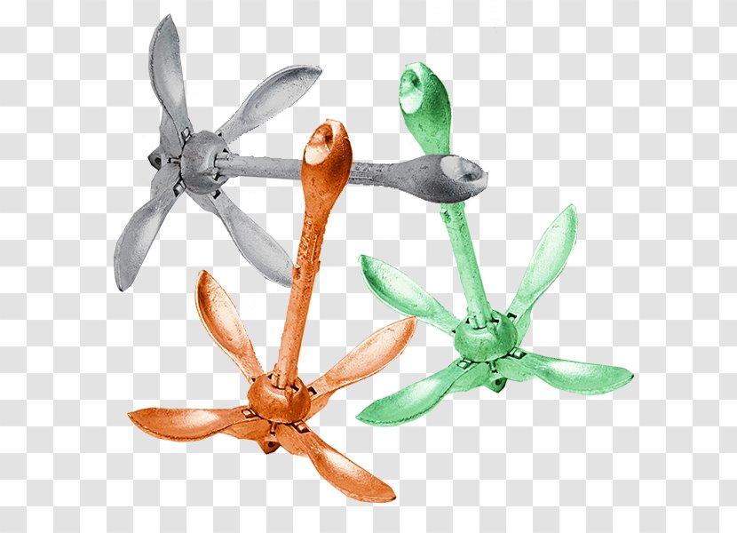 Clip Art - Mechanical Fan - Colorful Ship Anchor Transparent PNG