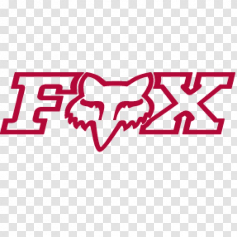 Fox Racing Decal Motorcycle Logo Sticker - Watercolor Transparent PNG