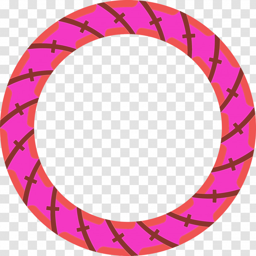Pink Magenta Circle Line Pattern Transparent PNG