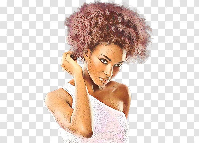 Hair Afro Hairstyle Skin Beauty - Forehead Jheri Curl Transparent PNG