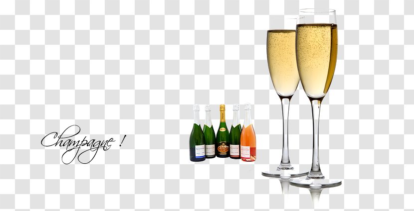 Champagne Glass White Wine Sparkling Transparent PNG