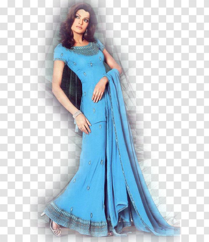 Blue Lehenga Choli Shalwar Kameez Fashion - Tree - Dress Transparent PNG