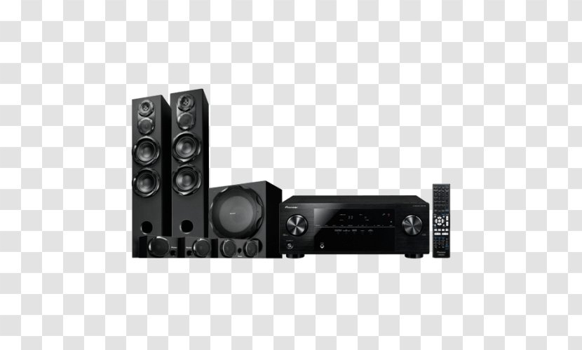 Home Theater Systems Pioneer Cinema Htp074 5.1 Surround Sound Corporation - Multimedia - System Transparent PNG
