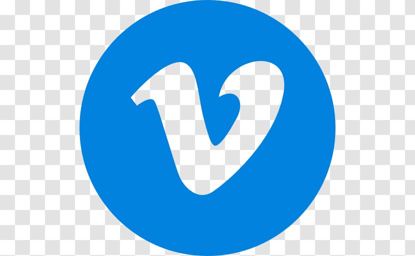 Vimeo Logo - Blue - Trademark Transparent PNG