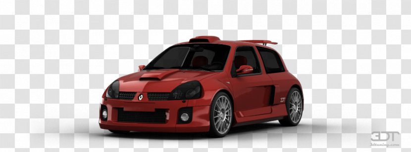 Bumper Compact Car City Hot Hatch - Clio Renault Sport Transparent PNG