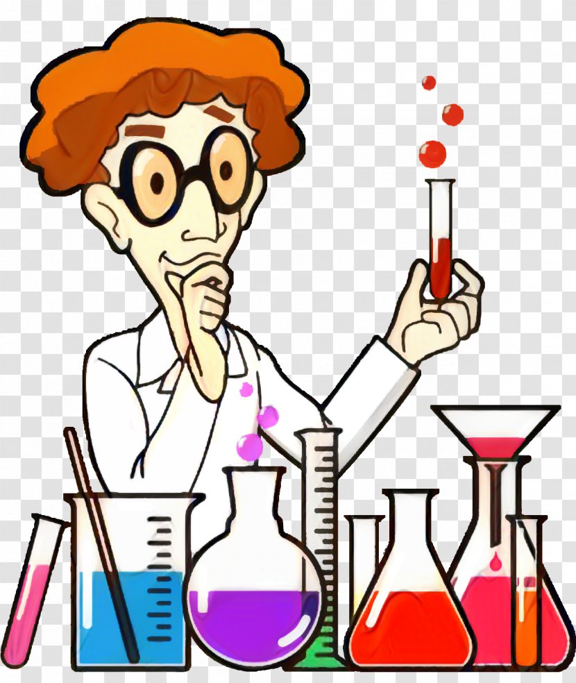 Medical Laboratory Scientist Chemistry Chemielabor Flasks - Cartoon Transparent PNG