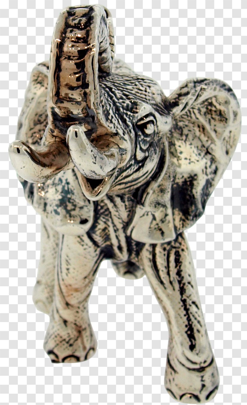 Indian Elephant African Sculpture Stone Carving Figurine - Elephants And Mammoths - India Transparent PNG