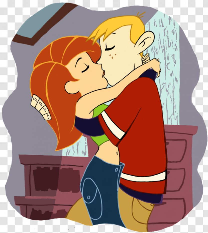 Ron Stoppable Shego Dr. Drakken Kim Possible Art - Hand - Married Couples Transparent PNG