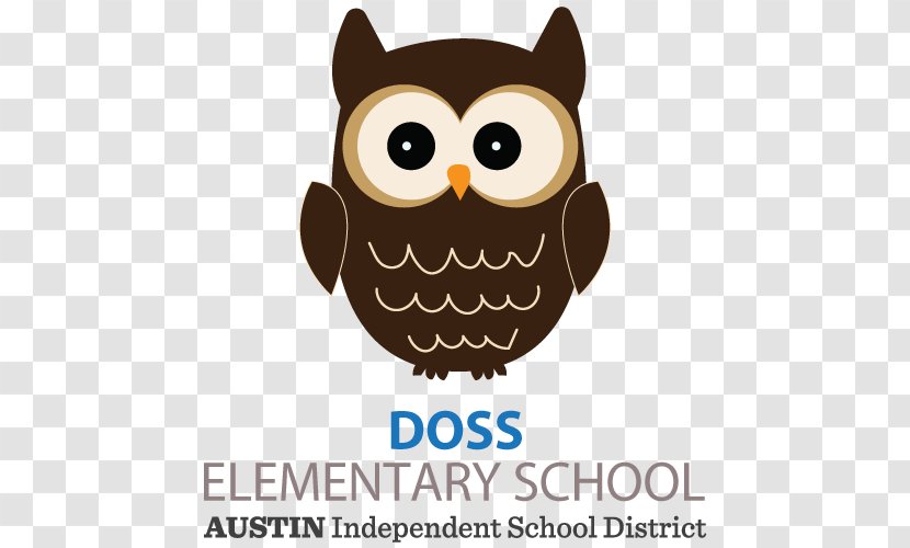 Doss Elementary School Owl Logo - Allison Becker Transparent PNG