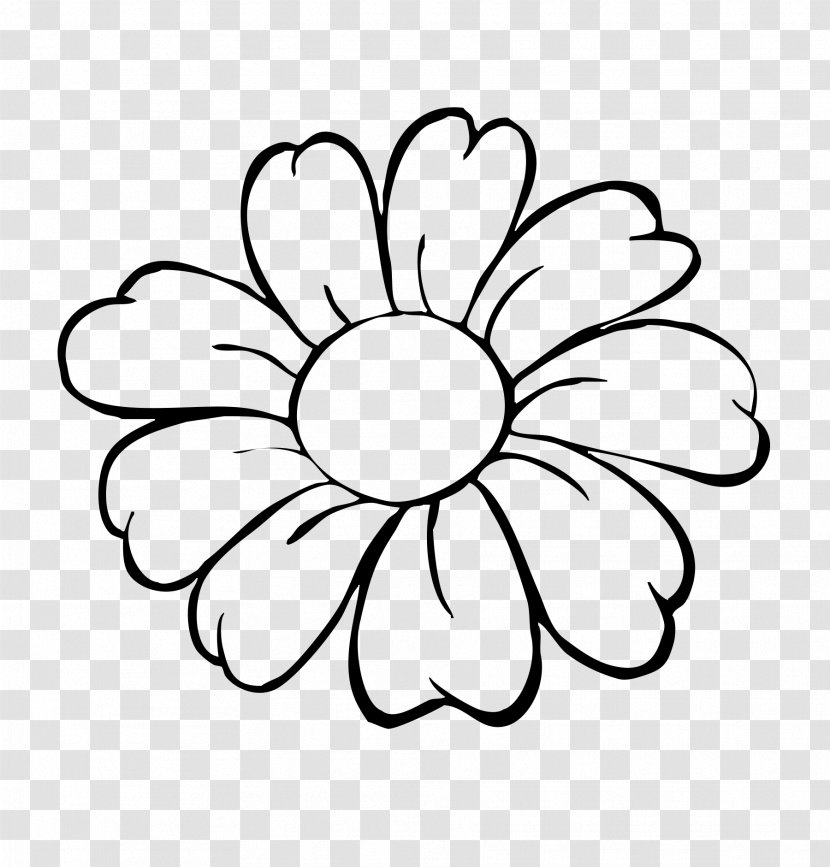 Coloring Book Flower Garden Common Daisy Adult - Child Transparent PNG